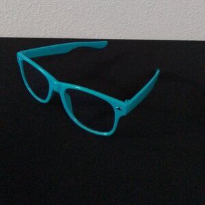 Adult Theme Turquise Glasses Buck Naked